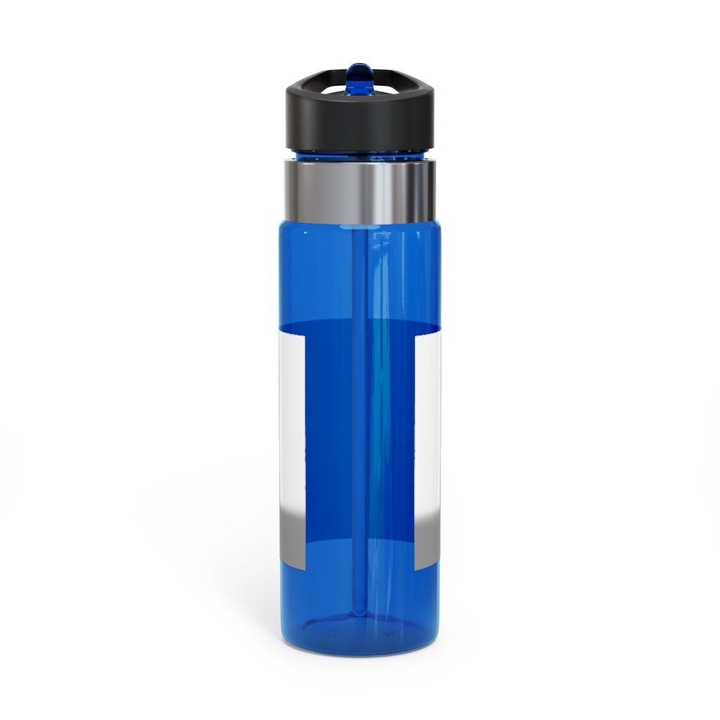 Pig Kensington Tritan™ Sport Bottle in vibrant colors with a carabiner hook and straw, showcasing its durable design.